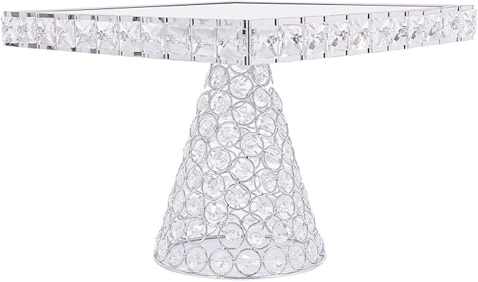 5 PCS Cake Stand Set,Crystal Dessert Table Display Set Tiered Cupcake Holder Candy Fruit Plate Decoration for Wedding Birthday Party Celebration