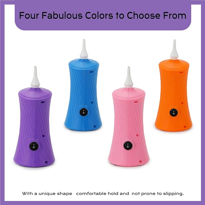 Balloon Pump Electric Air Pump for Long Balloon Inflator Blower Machine for Birthday Party Celebration Balloons Decorations for Twisty Animal Balloons