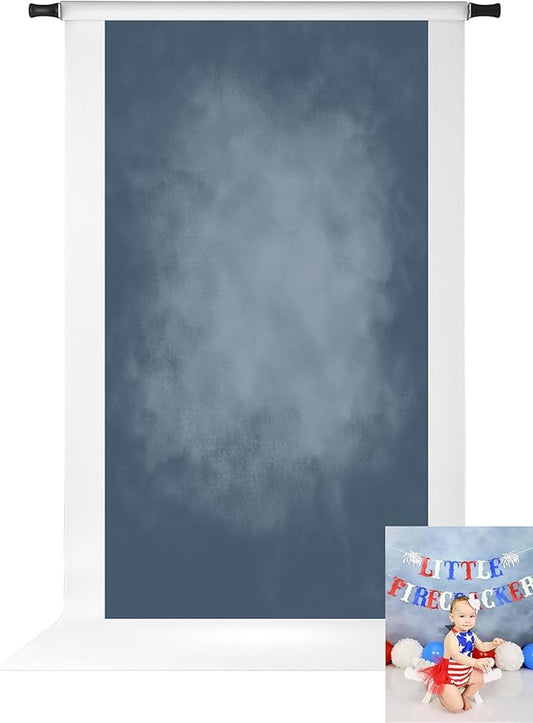 Kate Blue Photography Backdrops Abstract Photo Backdrop Poratrait Background for Photoshoot, 10x20ft