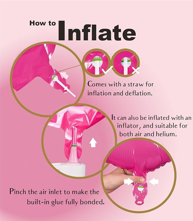 SUWEN 40 Inch Hot Pink Large 18 Number Balloons Big Foil Helium Number Balloons 0-9 Jumbo Happy 18th Mylar Birthday Party Decorations for Girl or Women 81 Anniversary Party Supplies