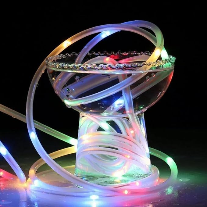 LED Rope Lights 33ft 100LED Flexible Tube Lights Connectable Fairy String Light USB Plug in Waterproof 8 Modes for Indoor Outside Home Yard Pool Wedding Garden Patio Holiday Decor