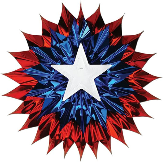 Patriotic Fan-Burst (red, white, blue) Party Accessory (1 count) (1/Pkg)