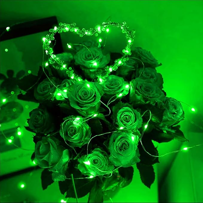 LAMPHOME 6 Pack Fairy Lights Battery Operated String Lights 6.6ft 20 Led Mason Jar Lights Waterproof Silver Wire Light Fireflies DIY Party Wedding Christmas Decoration(6 Pack,Multicolour)