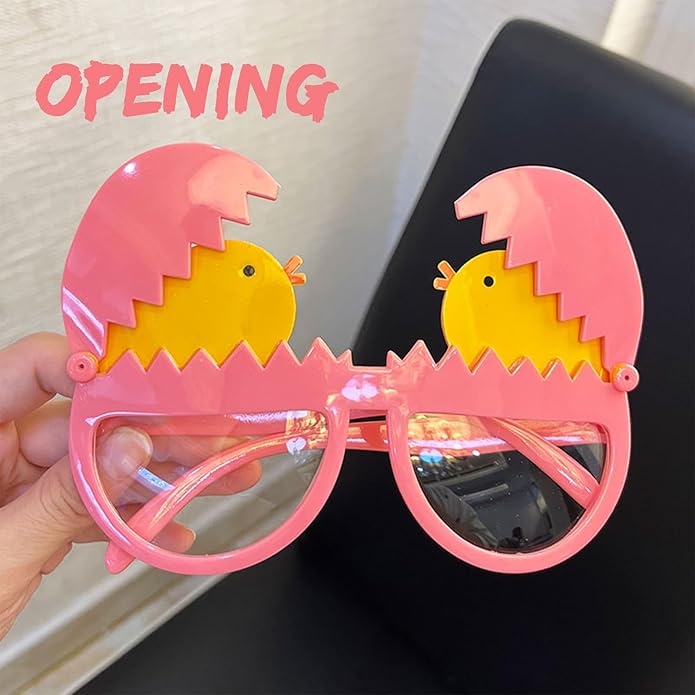 Party Glasses -2Pcs Funny Plastic Glasses for Party Costume Accessories- Birthday Party Favors