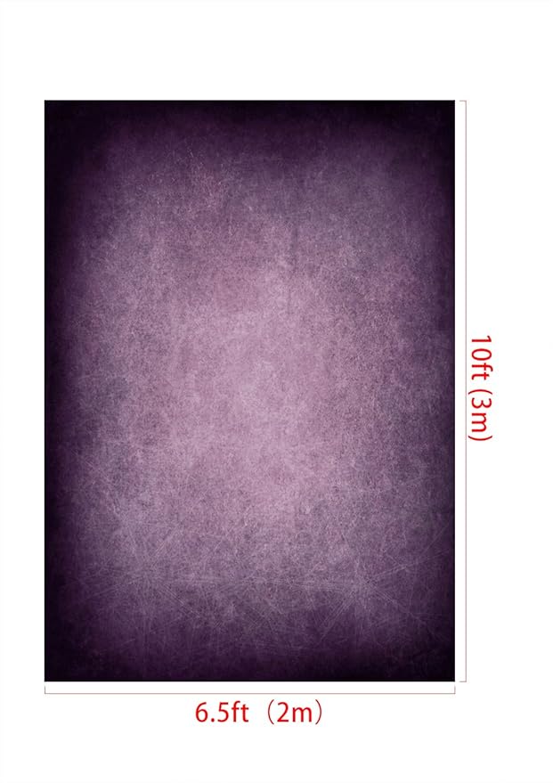 Kate 6.5×10ft Purple Photo Backdrop Portrait Photography Background Abstract Photo Studio Props for Photographer Head Shots