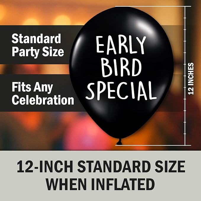 Funny Abusive Balloons | Fun Decoration for Adult Birthday Party (8 Pack Rated E)