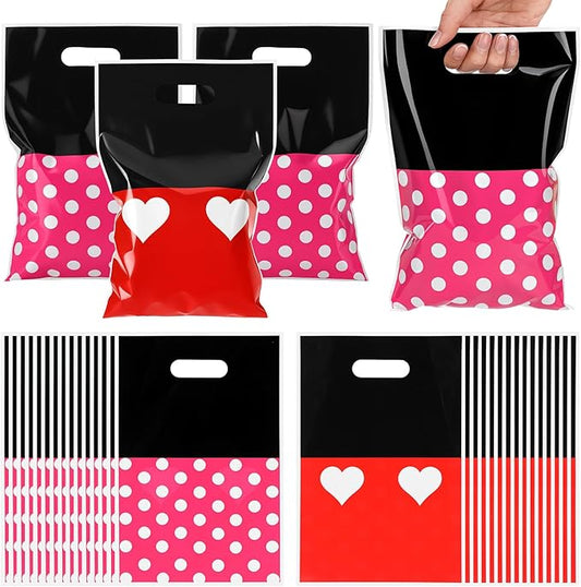 Eccliy 30 Pcs Cartoon Mouse Theme Party Favor Bags Mouse Candy Snack Treat Gift Bags For Birthday Party Decoration Supplies