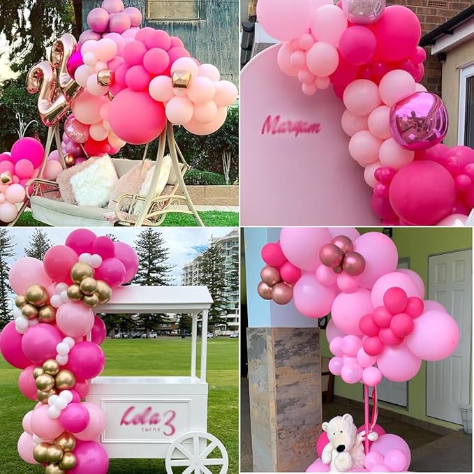 Pink and White Party Balloons,Pink Balloons 12 inch Light Pink Latex Balloons For Adult Only Event Celebration Wedding Engagement Party Decoration