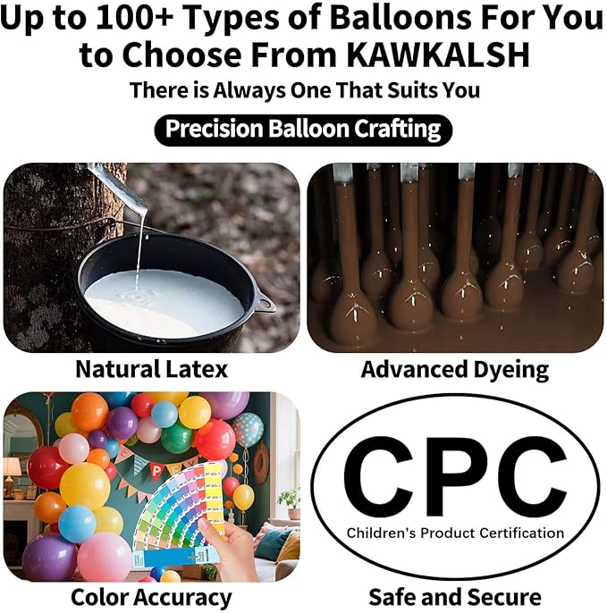 Brown Balloon Arch Kit 111Pcs 18 12 5 Inch Latex Party Balloons Garland for Birthday Baby Shower Wedding Engagement Anniversary Christmas Party Decorations