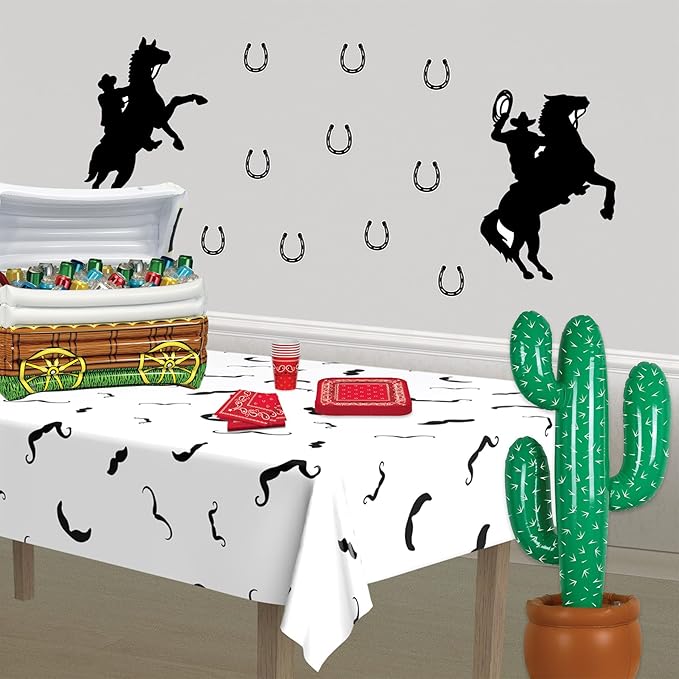 Beistle 35" Inflatable Cactus for Mexican Theme Fiesta D?cor, Cinco De Mayo Party Decorations, Western Photo Props