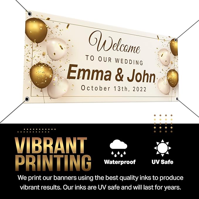Custom Celebration Sign by DOT4DOT - Personalized for Happy Birthday Banner, Kids, Wedding, Parties, Grand Opening, Graduation, Congratulations (Celebration 22, 5x10)