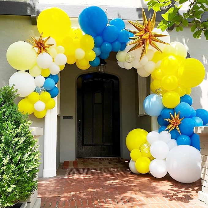 Voircoloria Yellow Balloons, 66pack 12inch Yellow Latex Party Balloons for Graduation, Wedding, Birthday, Gender Reveal, Baby Shower, Anniversary, Sunflower and Honeybee Theme Party Decorations