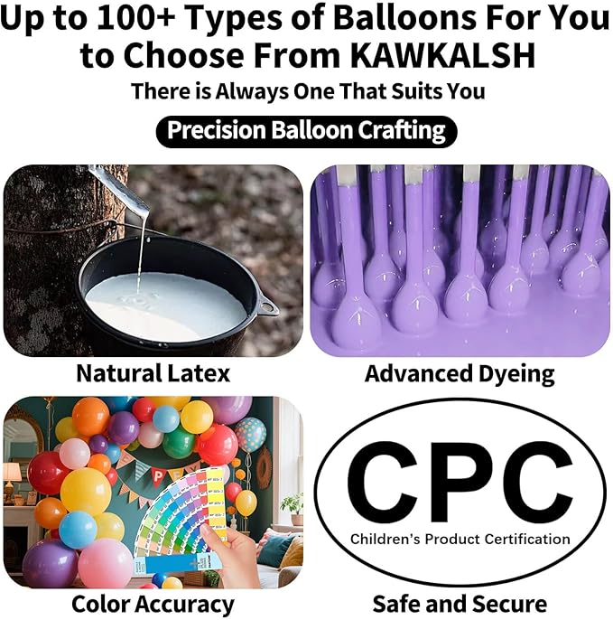 68pcs Pink and Purple Balloons, 12 Inch Metallic Purple Pink Confetti Latex Balloons with Ribbon, Party Balloons for Girls Birthday Baby Shower Wedding Party Decorations
