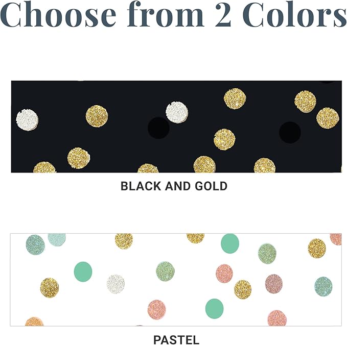 Let's Make Memories Personalized Banner - Party Decorations - Wedding, Anniversary, Engagement - Customized Banner - Celebration - Any Text - Indoor/Outdoor Vinyl - Black & Gold - 6 ft