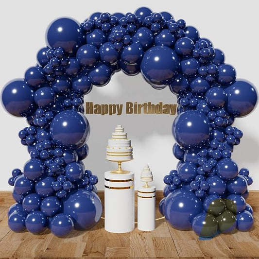 Navy Blue Balloon Arch Kit 111Pcs 18 12 5 Inch Latex Party Balloons Garland for Birthday Baby Shower Wedding Engagement Anniversary Christmas Party Decorations