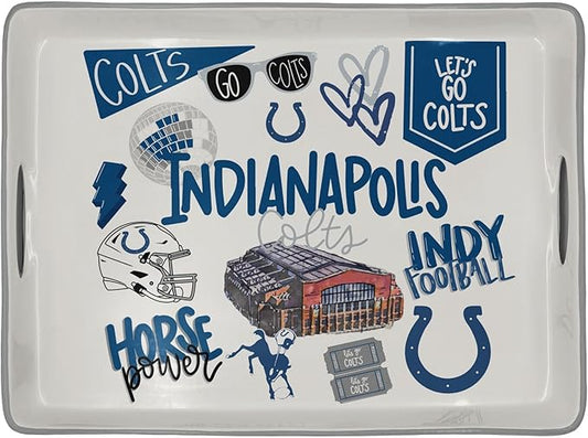 NFL Loco Fan Large Serving Tray w/Handles
