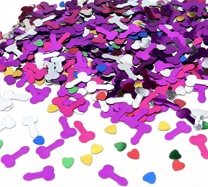 1 Pack Colorful Glitter BACHELORETTE Party Confetti Favor Sprinkle Table Decoration for Cannon Celebration Wedding Engagement Supplies Y8 Set Q47