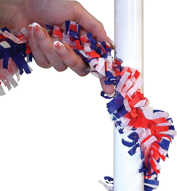 Tissue Festooning (red, white, blue) Party Accessory (1 count)