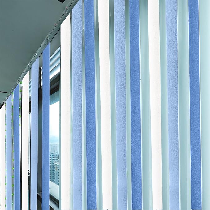 Dusty Blue Crepe Paper Streamers 6 Crepe Paper Rolls 492ft, DIY Craft Supplies for Boys Birthday Baby Shower, Bridal Party Decorations, 1.77 Inch x 82 Ft/Roll