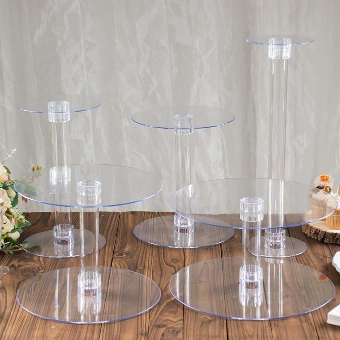 Efavormart 2 Sets of Large Metallic Gold Bird Cage Wedding Centerpiece Table Party Decor All Occasions - 9",13" Tall