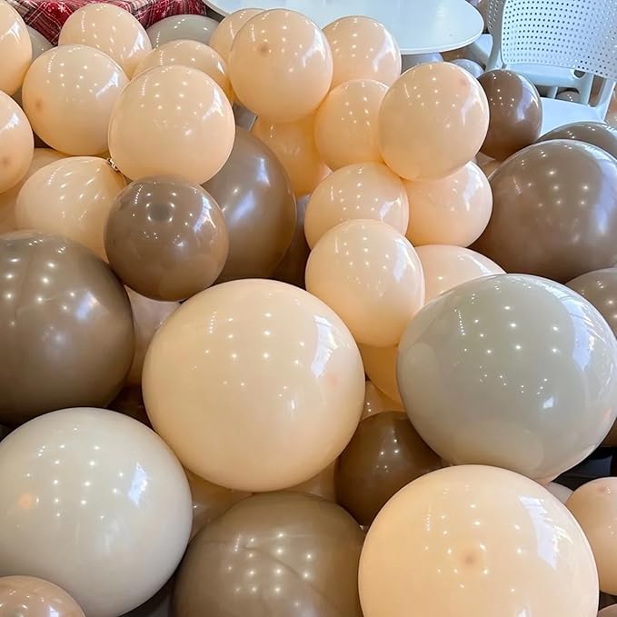 Voircoloria Pastel Orange Balloons, 66pack 12inch Peach Latex Party Balloons for Birthday Baby Shower Graduation Wedding Gender Reveal Anniversary Party Decorations