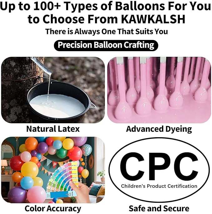 Light Pink Balloon Arch Kit 111Pcs 18 12 5 Inch Latex Party Balloons Garland for Birthday Baby Shower Wedding Engagement Anniversary Christmas Party Decorations