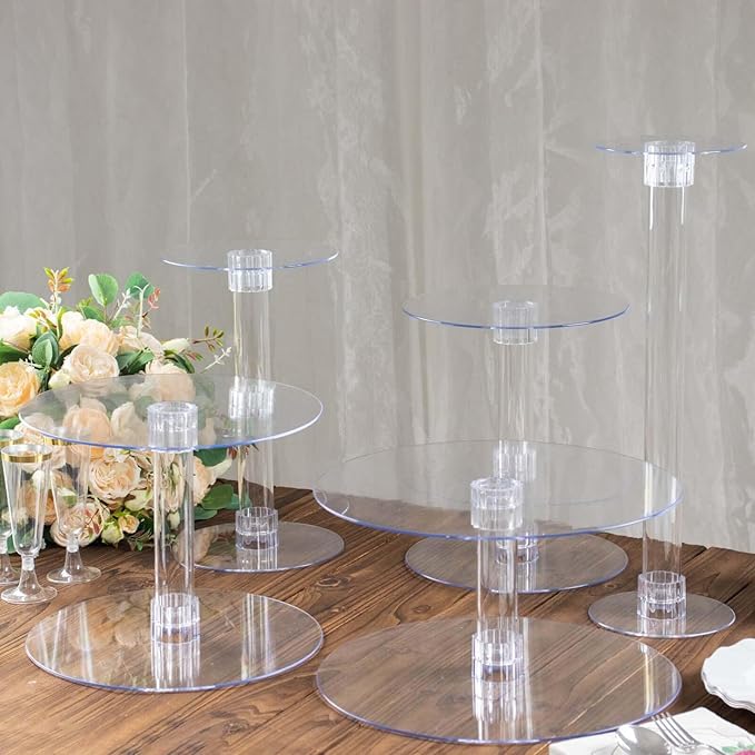 Efavormart 2 Sets of Large Metallic Gold Bird Cage Wedding Centerpiece Table Party Decor All Occasions - 9",13" Tall