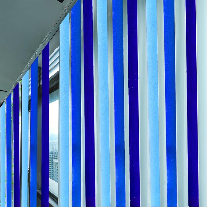 Crepe Paper Streamers 6 Rolls 492ft, Blue Crepe Paper Decorations for Birthday Baby Shower Wedding Party Decor DIY Gift Wrapping, 1.77 Inch x 82 Ft/Roll