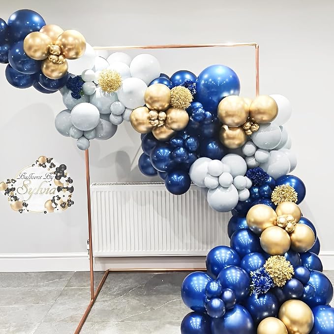 Voircoloria Navy Blue Balloons, 66pack 12inch Dark Blue Latex Party Balloons for Graduation, Wedding, Birthday, Baby Shower, Gender Reveal, Anniversary Party Decorations