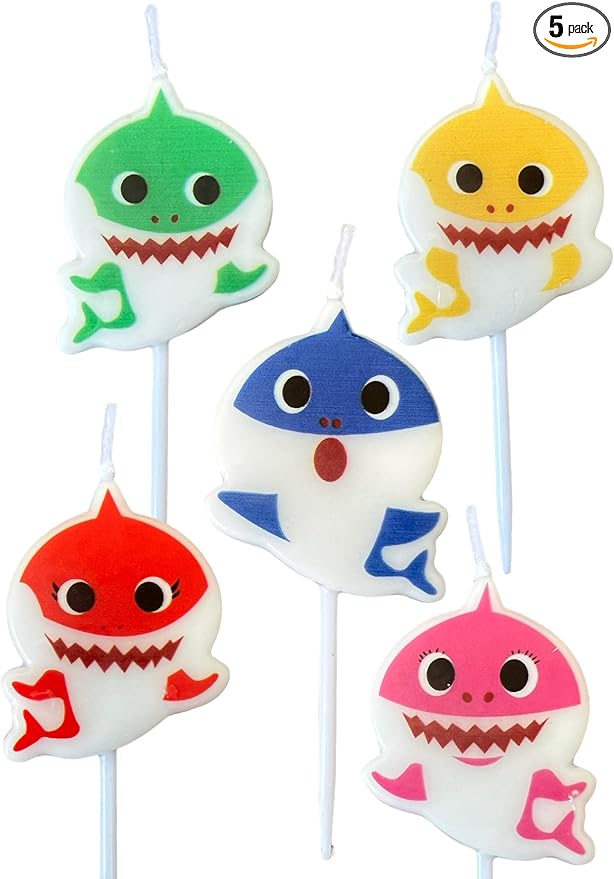 Birthday Cake Candles (Shark)