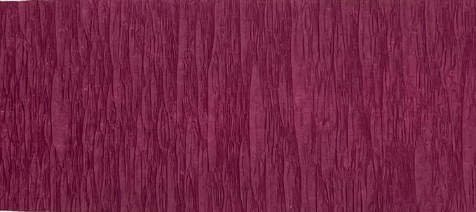 Maroon and White Crepe Paper Streamers, Made in USA