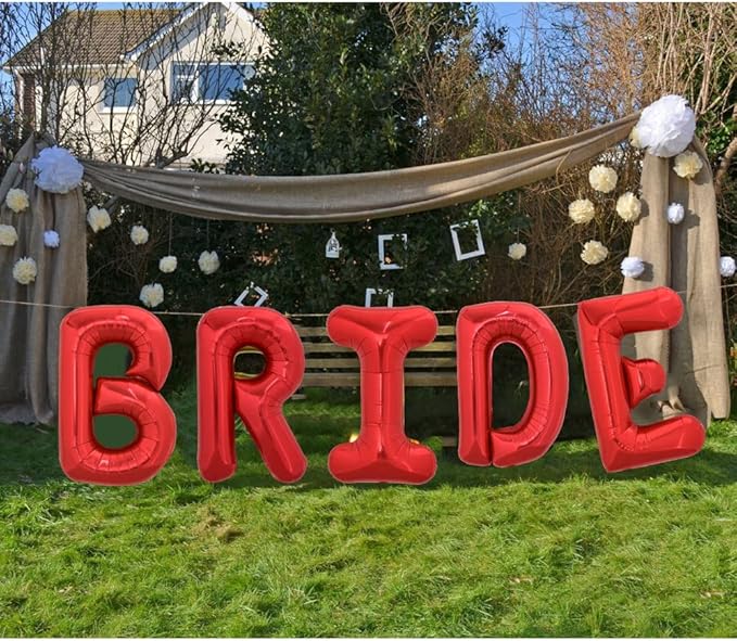 TONIFUL 40 Inch Large Bright Red Letter Balloons A-Z, Giant Jumbo Helium Foil Mylar Big Letter D Balloons for Birthday Party Anniversary Wedding Decorations