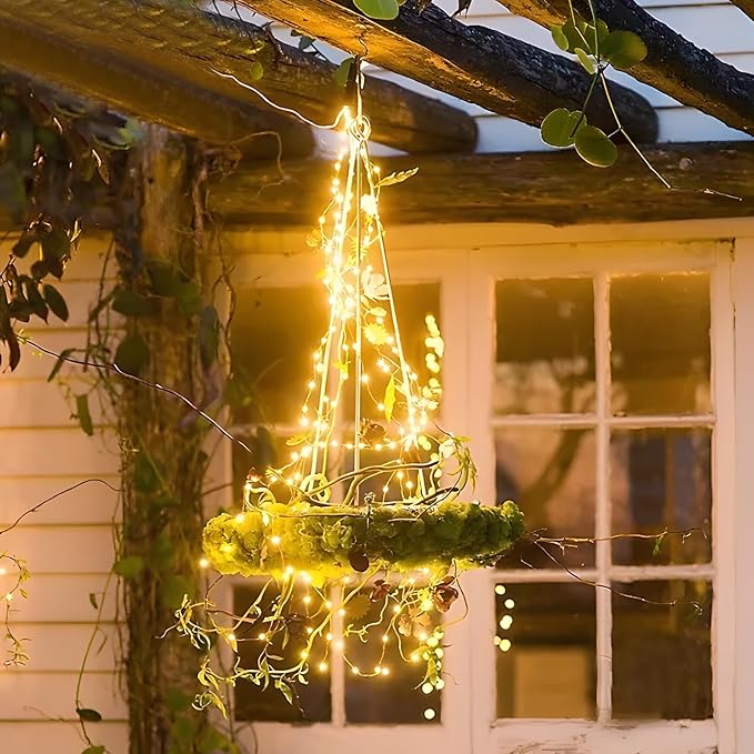 12 Pack Fairy Lights Battery Operated, 7FT 20 LED Waterproof Silver Wire Firefly Starry String Lights, Ideal for Wedding Centerpieces, Mason Jars, Party, Christmas Decor(Warm White)