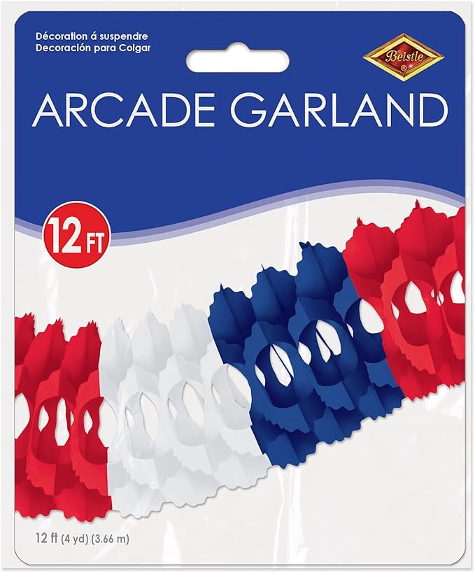 Beistle Packaged Arcade Garland, 51/2 by 12-Feet