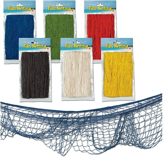 Fish Netting Assorted Colors Theme Party Decoration