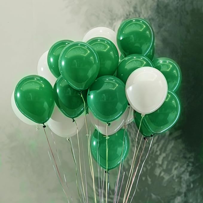 Green Balloons 110Pcs, 5 Inch Small Green Latex Party Balloons, Mini Thick Green Balloons for Birthday Wedding Baby Shower Decorations.