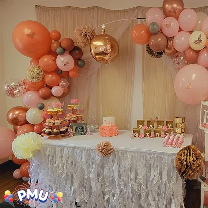 Balloon Arch - Frame for Graduations, Weddings, Anniversaries, and Birthday Party Decorations - Perfect for Kids’ Schools and Colleges- White Pkg/3