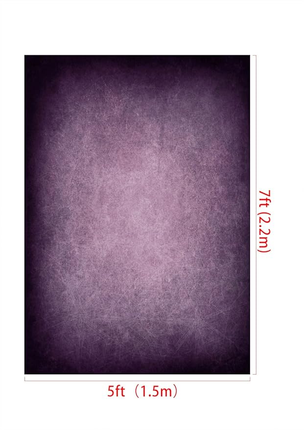 Kate 5×7ft Purple Photo Backdrop Portrait Photography Background Abstract Photo Studio Props for Photographer Head Shots