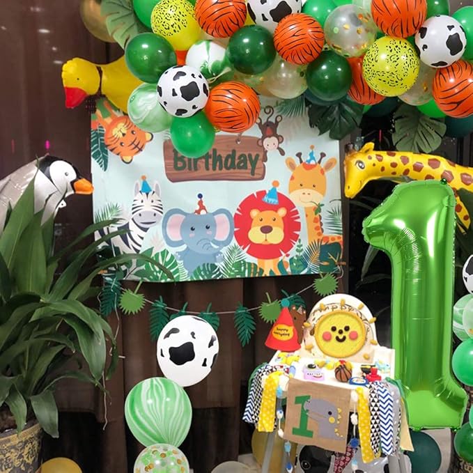 TONIFUL 40 Inch Large Green Numbers Balloons 0-9, Number 3 Digital 3 Helium Foil Mylar Big Number Balloons for 2026 Graduation New Year Eve Birthday Party Anniversary Supplies Decorations