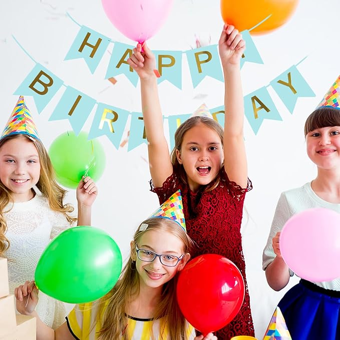 Happy Birthday Banner Party Banner Birthday Hanging Decoration for Women Men Girls Boys Adults Pets Party Backdrop Wall Decor Party Supplies