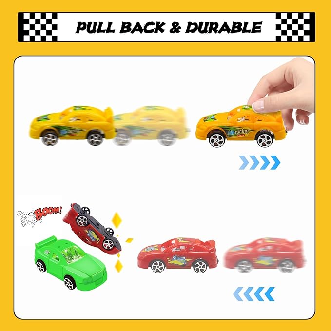 MEMOVAN Racing Car Cake Decorations 38pcs Racing Car Cake Topper Birthday Cake Decoration for Boy's Kids Racing Car Theme Birthday Supplies Party Favors