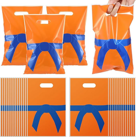 Eccliy 30 Pcs Dragon Birthday Party Decoration Cartoon Anime Dragon Candy Gift Bags for Theme Party Decorations Goodie Supplies