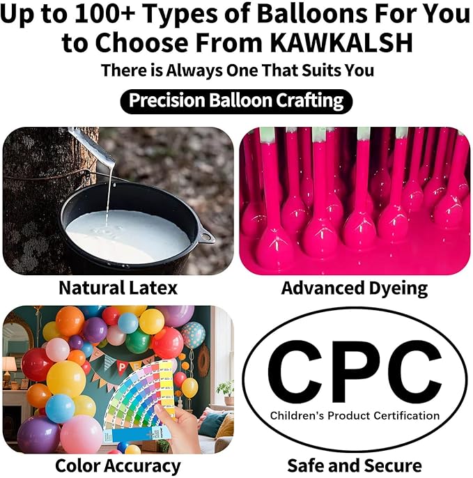 Hot Pink Balloon Arch Kit 111Pcs 18 12 5 Inch Latex Party Balloons Garland for Birthday Baby Shower Wedding Engagement Anniversary Christmas Party Decorations