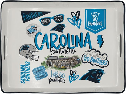 NFL Loco Fan Large Serving Tray w/Handles