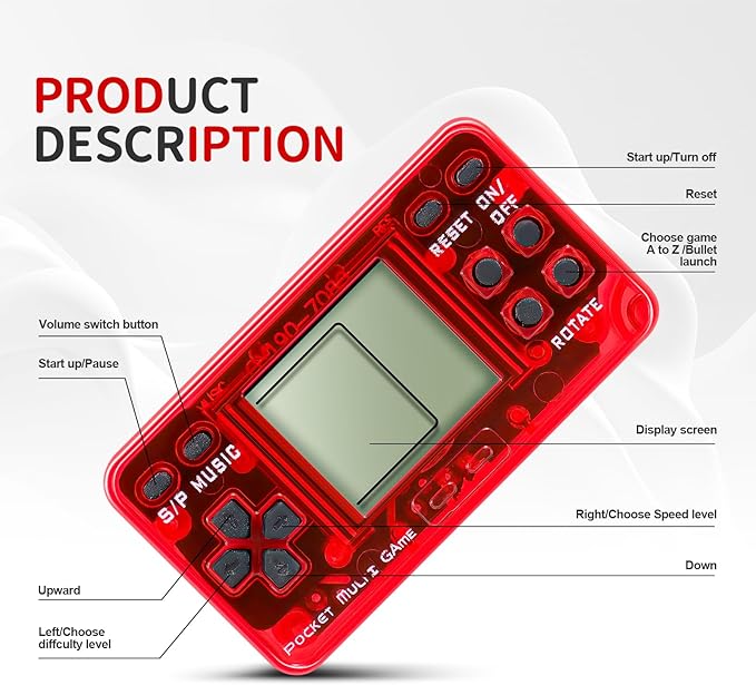 SSRMX 18Pcs Video Game Party Favors for Kids, Arcade Video Game Birthday Supplies Mini Gamer Console Keychain Classroom Prizes for Boys and Girls
