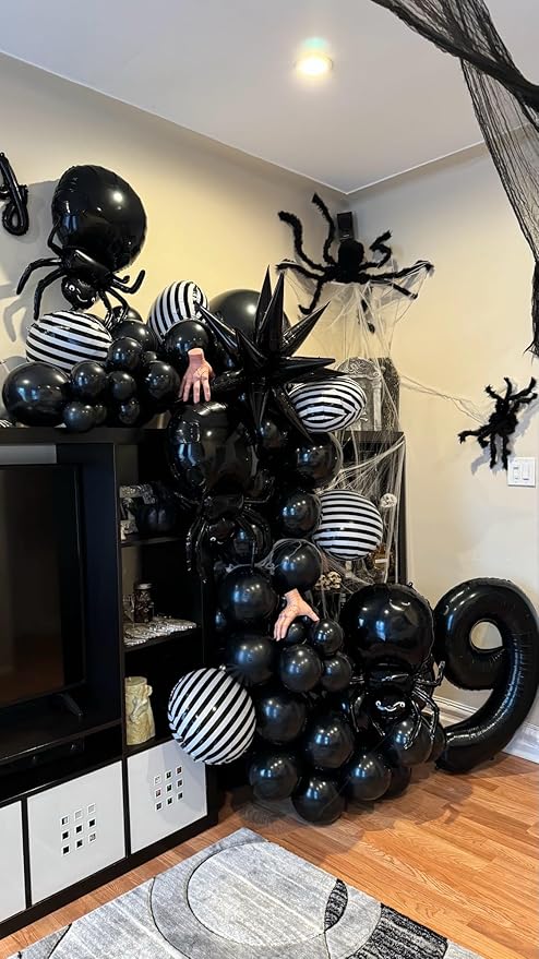 40 inch Number Balloon 0-9 Black Large Number 19 Balloons,Digital Balloons for Birthday Party Celebration Decorations Supplies, Helium Foil Number Balloons for Wedding Anniversary