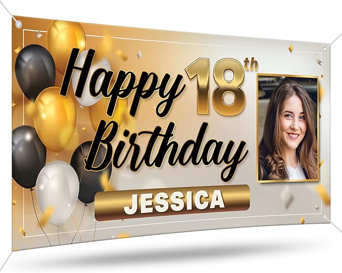 Custom Celebration Sign by DOT4DOT - Personalized for Happy Birthday Banner, Kids, Wedding, Parties, Grand Opening, Graduation, Congratulations (Celebration 21, 5x10)