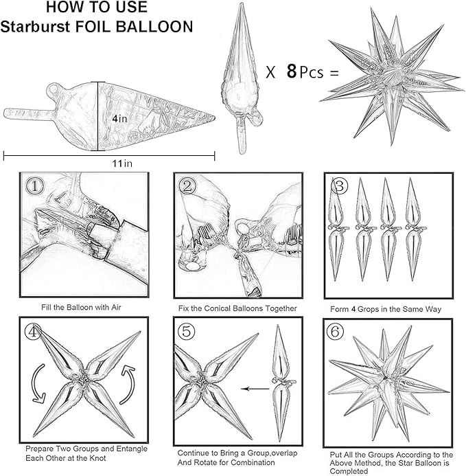 161pcs Red White and Blue Balloon Arch Kit Patriotic Balloons with Explosion Star Balloons for 4th of July Balloon Garland Nautical Veterans Memorial Day Baseball Graduation Party Decorations