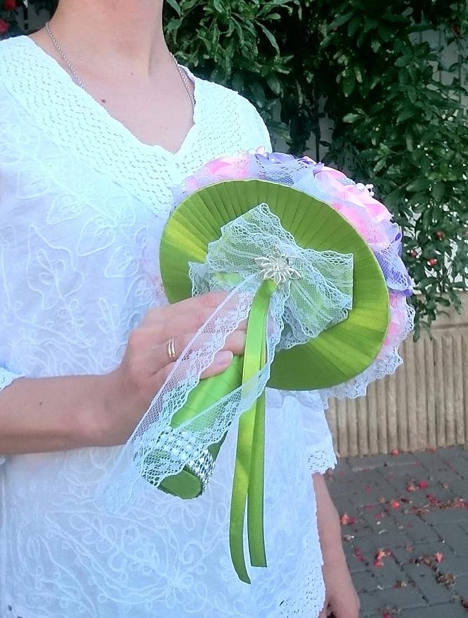 ITIsparkle 11/2" Inch Double Faced Satin Ribbon 25 Yards-Roll Set for Gift Wrapping Party Favor Hair Braids Hair Bow Baby Shower Decoration Floral Arrangement Craft Supplies, Apple Green Ribbon