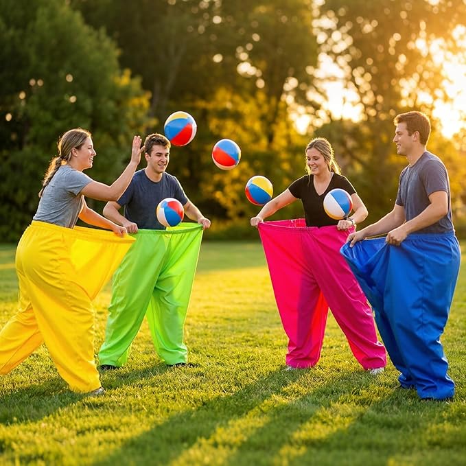 Granny Pants Yard Game for Kids & Adults- Giant Outdoor Carnival Game for Family Parties, Company Team Building, Backyard, Lawn Reunion Fun